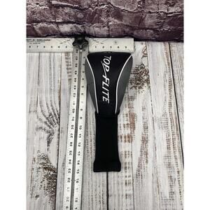 Top Flite Golf -Driver Head Cover Sock- Black Gray Green White